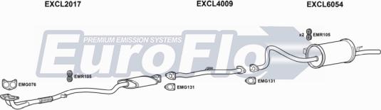 EuroFlo CLLAN18D 3001B - Система випуску ОГ autocars.com.ua