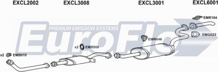 EuroFlo CLSHO25D 3008A - Система випуску ОГ autocars.com.ua