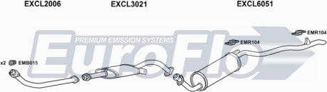 EuroFlo CLSHO23D 3001B - Система випуску ОГ autocars.com.ua