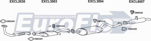 EuroFlo CLSHO25D 3008B - Система випуску ОГ autocars.com.ua