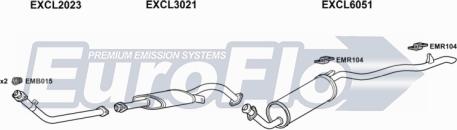 EuroFlo CLSHO26 3001B - Система випуску ОГ autocars.com.ua