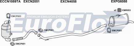 EuroFlo CNBERM16D 6004A - Система випуску ОГ autocars.com.ua