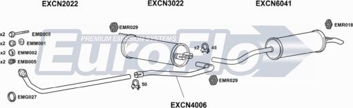 EuroFlo CNBX19 3001 - Система випуску ОГ autocars.com.ua