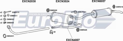EuroFlo CNBX17D 3001 - Система випуску ОГ autocars.com.ua
