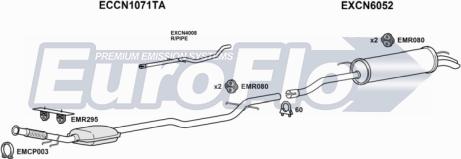 EuroFlo CNC520D 3004B - Система випуску ОГ autocars.com.ua