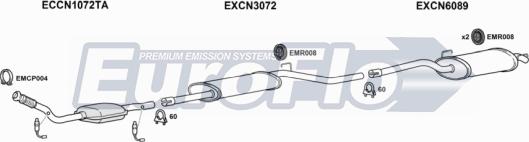 EuroFlo CNC820 6001 - Система випуску ОГ autocars.com.ua