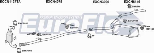 EuroFlo FTSCU16D 6001A - Система випуску ОГ autocars.com.ua