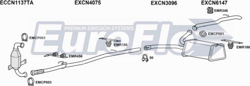 EuroFlo CNDIS16D 6001C - Система випуску ОГ autocars.com.ua