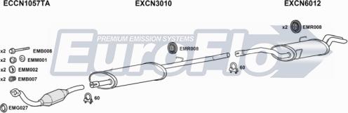 EuroFlo FTSCU20D 7008D - Система випуску ОГ autocars.com.ua