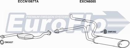 EuroFlo PGBOX22D 7001 - Система випуску ОГ autocars.com.ua