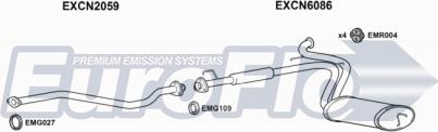 EuroFlo FTDUC28D 7008A - Система випуску ОГ autocars.com.ua