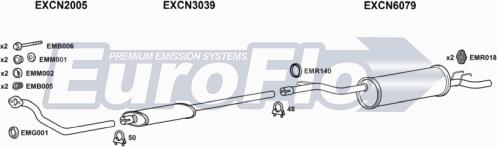 EuroFlo CNVIS18D 1001 - Система випуску ОГ autocars.com.ua