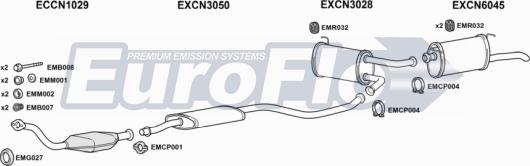 EuroFlo CNXM20 3008 - Система випуску ОГ autocars.com.ua