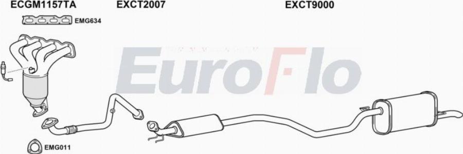 EuroFlo CTAVE12 1004 - Система випуску ОГ autocars.com.ua