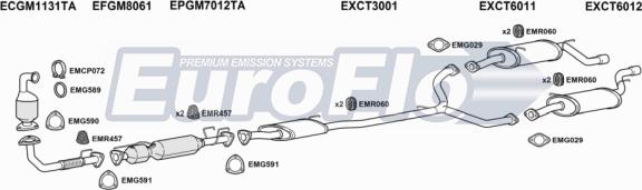 EuroFlo CTCAP20D 3004C - Система випуску ОГ autocars.com.ua