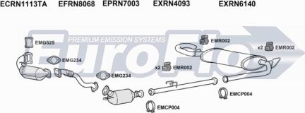 EuroFlo VLMOV25D 7018D - Система випуску ОГ autocars.com.ua