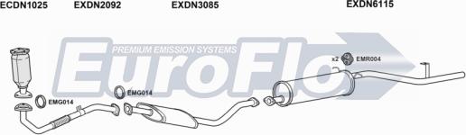 EuroFlo DNNAV25D 8011A - Система випуску ОГ autocars.com.ua