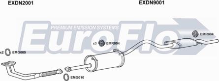 EuroFlo LVCUB23D 7001 - Система випуску ОГ autocars.com.ua