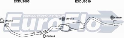 EuroFlo DUSPO16 3001 - Система випуску ОГ autocars.com.ua