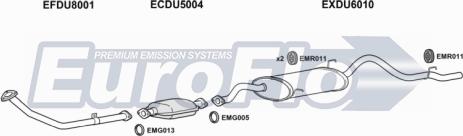 EuroFlo DUSPO16 3004A - Система випуску ОГ autocars.com.ua