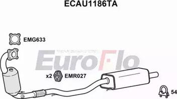 EuroFlo ECAU1186TA - Катализатор autodnr.net