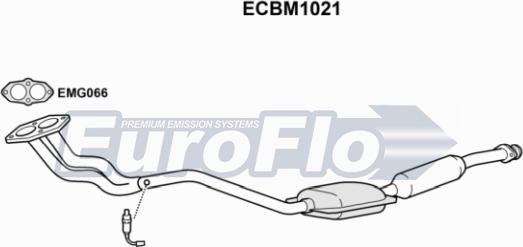 EuroFlo ECBM1021 - Катализатор autodnr.net