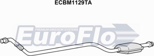 EuroFlo ECBM1129TA - Каталізатор autocars.com.ua