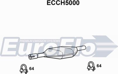 EuroFlo ECCH5000 - Каталізатор autocars.com.ua