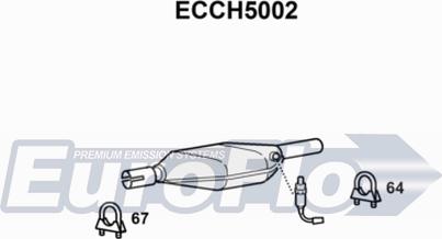 EuroFlo ECCH5002 - Каталізатор autocars.com.ua