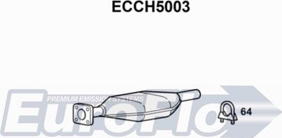 EuroFlo ECCH5003 - Каталізатор autocars.com.ua