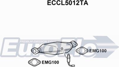 EuroFlo ECCL5012TA - Каталізатор autocars.com.ua