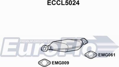 EuroFlo ECCL5024 - Каталізатор autocars.com.ua