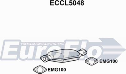 EuroFlo ECCL5048 - Каталізатор autocars.com.ua