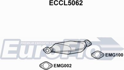 EuroFlo ECCL5062 - Каталізатор autocars.com.ua