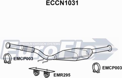 EuroFlo ECCN1031 - Каталізатор autocars.com.ua