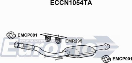 EuroFlo ECCN1054TA - Каталізатор autocars.com.ua