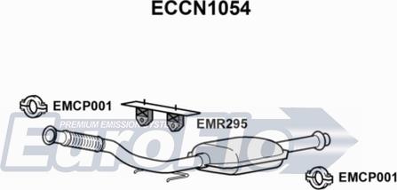 EuroFlo ECCN1054 - Каталізатор autocars.com.ua