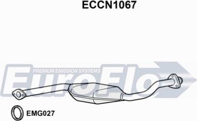 EuroFlo ECCN1067 - Каталізатор autocars.com.ua