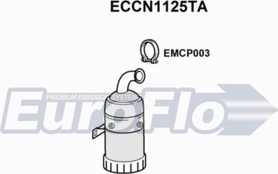 EuroFlo ECCN1125TA - Каталізатор autocars.com.ua