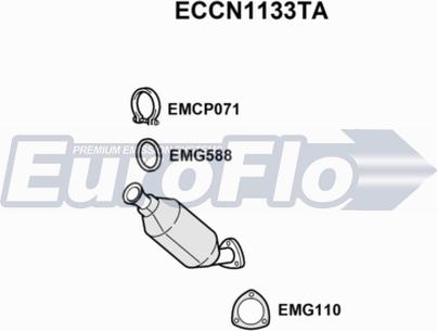 EuroFlo ECCN1133TA - Катализатор autodnr.net