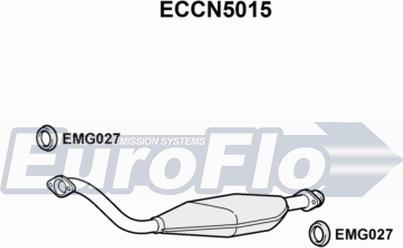 EuroFlo ECCN5015 - Каталізатор autocars.com.ua