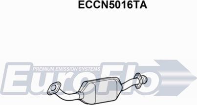 EuroFlo ECCN5016TA - Каталізатор autocars.com.ua