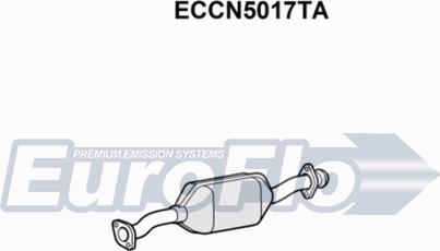 EuroFlo ECCN5017TA - Каталізатор autocars.com.ua