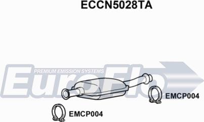 EuroFlo ECCN5028TA - Каталізатор autocars.com.ua