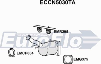 EuroFlo ECCN5030TA - Каталізатор autocars.com.ua