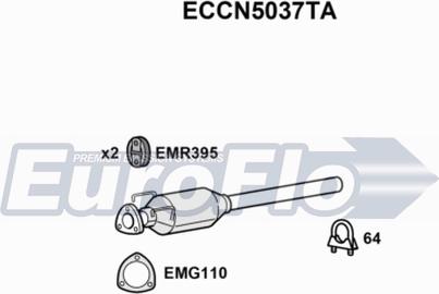 EuroFlo ECCN5037TA - Катализатор autodnr.net