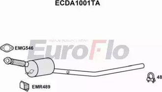 EuroFlo ECDA1001TA - Каталізатор autocars.com.ua