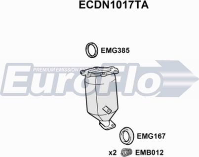 EuroFlo ECDN1017TA - Катализатор autodnr.net