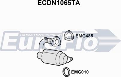 EuroFlo ECDN1065TA - Каталізатор autocars.com.ua