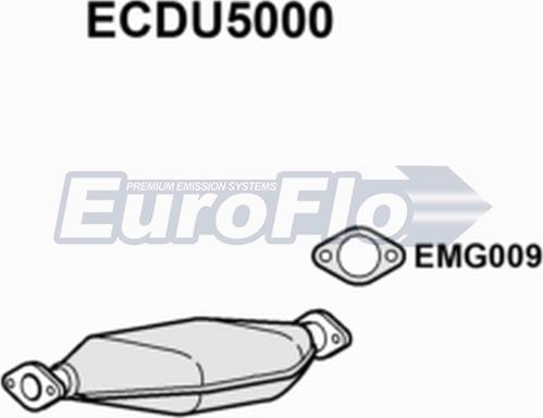 EuroFlo ECDU5000 - Каталізатор autocars.com.ua